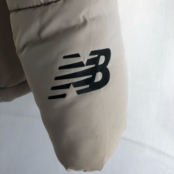 New Balance Sherpa lined two toned puffer winter jacket coat - Picture 4 of 10